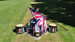 Drumhead ceremony in Delville Wood